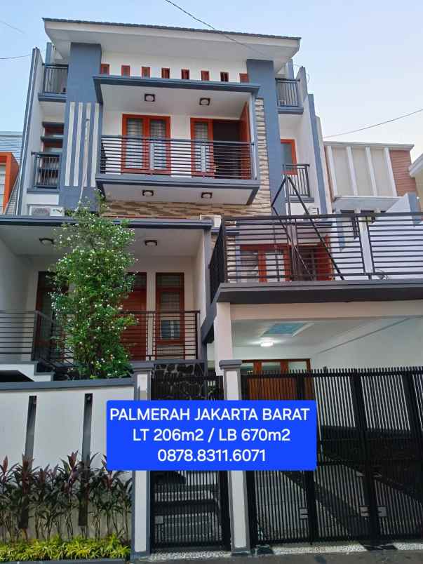 dijual rumah palmerah jakarta barat dki