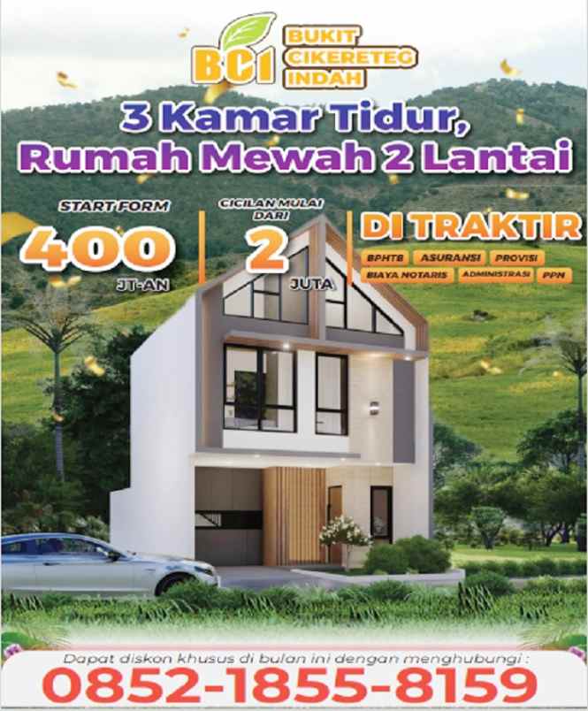 dijual rumah perumahan bukit cikereteg