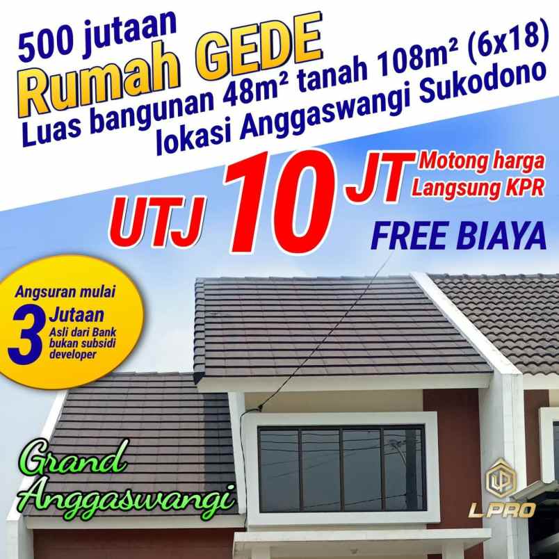 dijual rumah perumahan grand anggaswangi