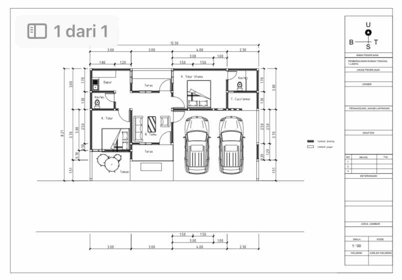 dijual rumah pondok wonolelo i