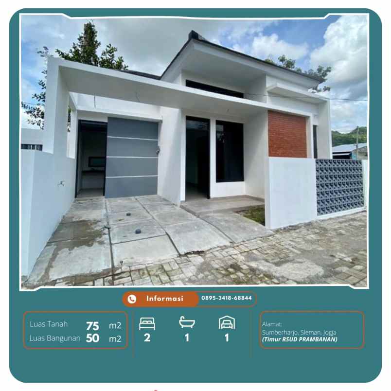 dijual rumah rsud prambanan