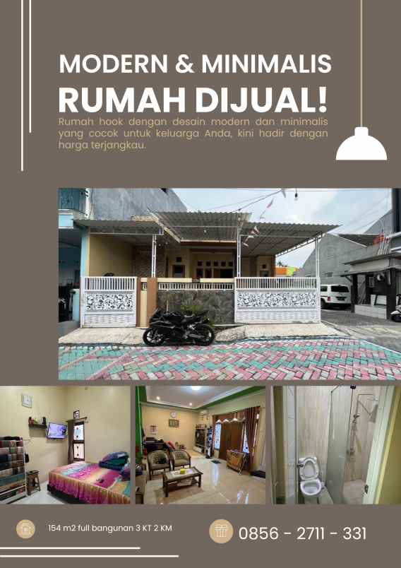 dijual rumah wolter monginsidi