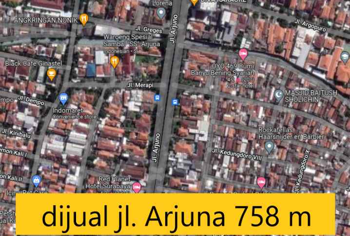 dijual tanah arjuna