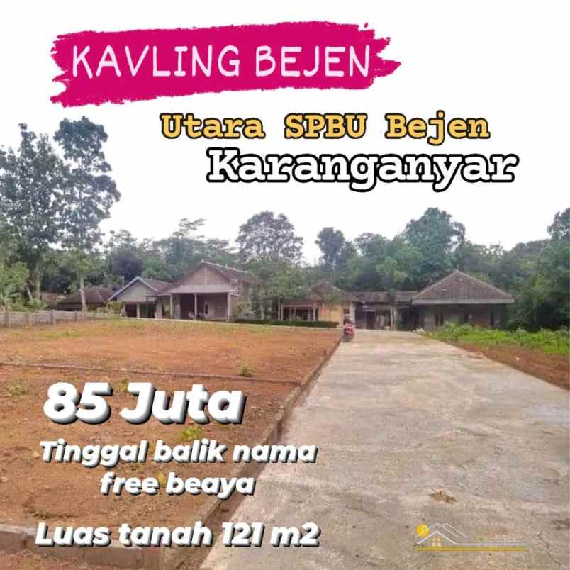 dijual tanah bejen karanganyar jawa tengah