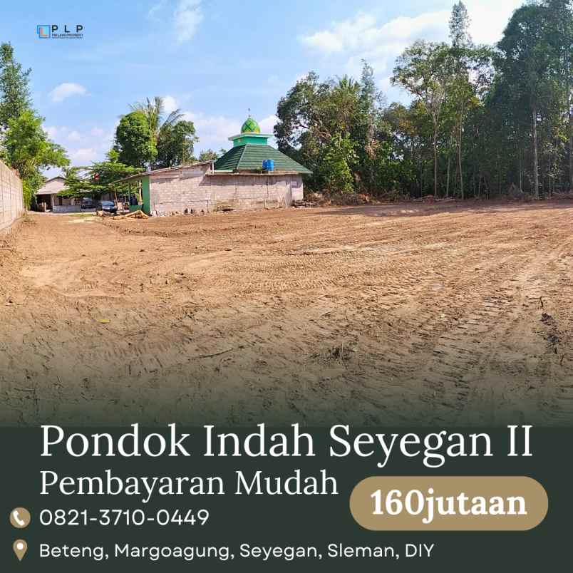 dijual tanah beteng margoagung seyegan