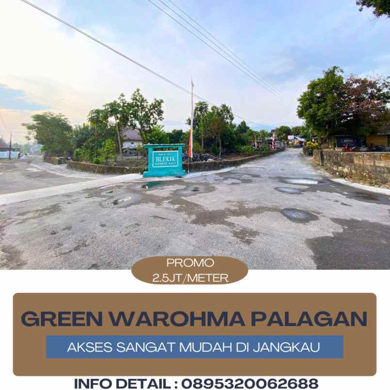 dijual tanah blekik sardonoharjo