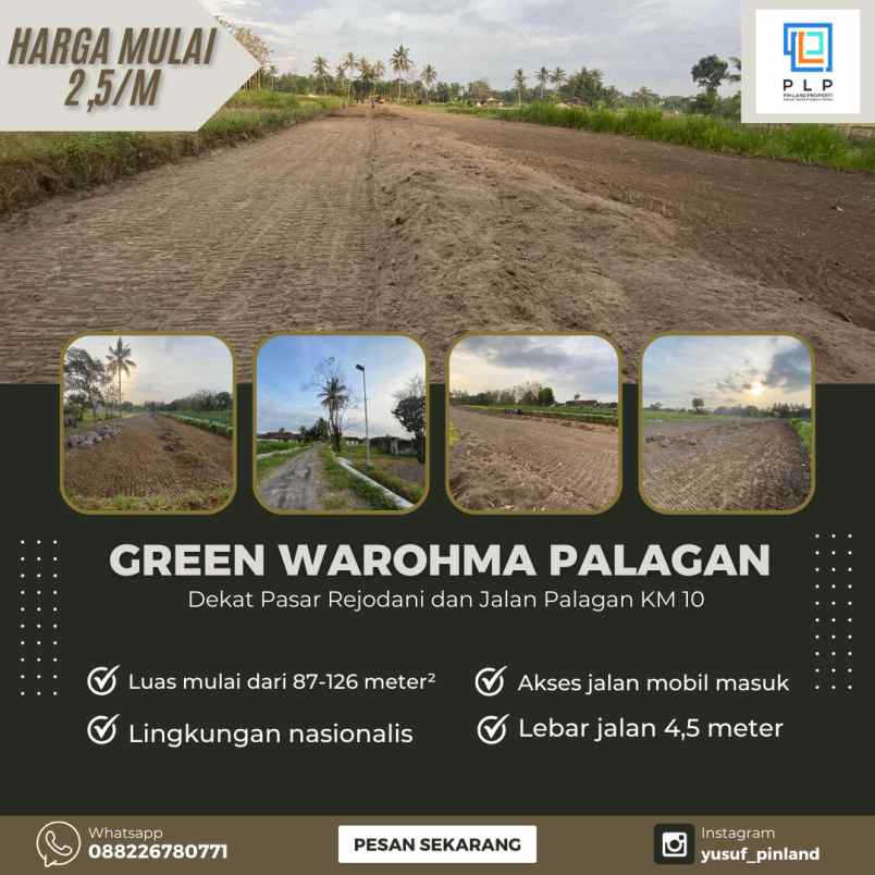 dijual tanah blekik sardonoharjo