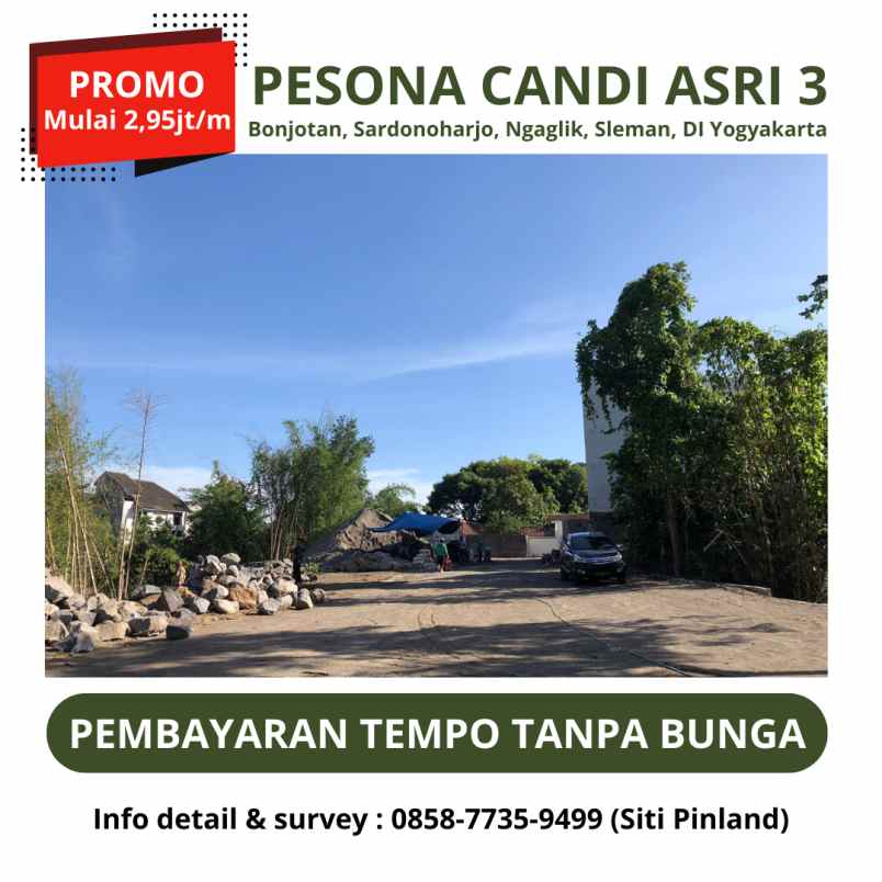 dijual tanah bonjotan sardonoharjo