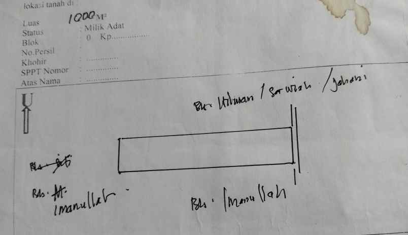 dijual tanah curug serang