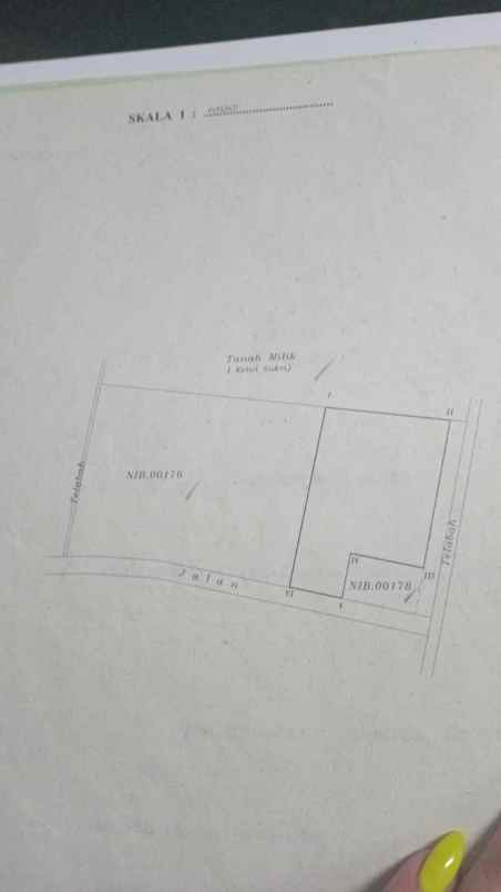 dijual tanah desa batuaji kec