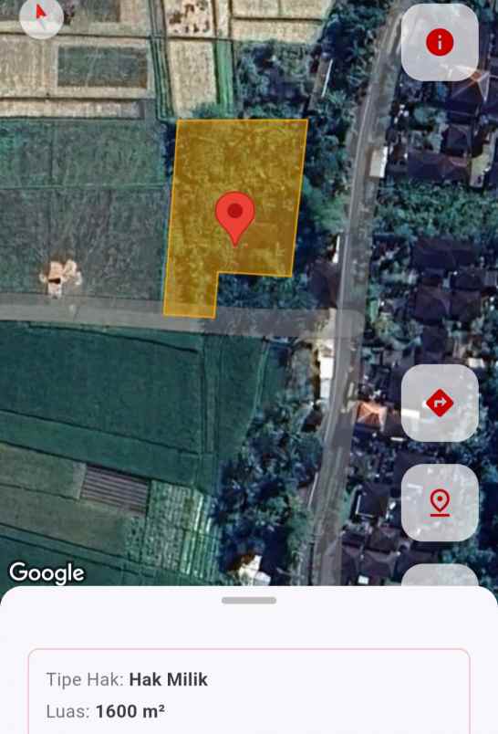 dijual tanah desa batuaji kec