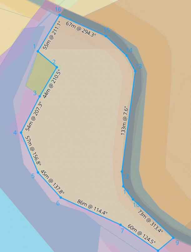 dijual tanah desa lalanglingah kec