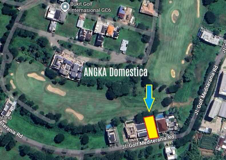 dijual tanah golf mediterania