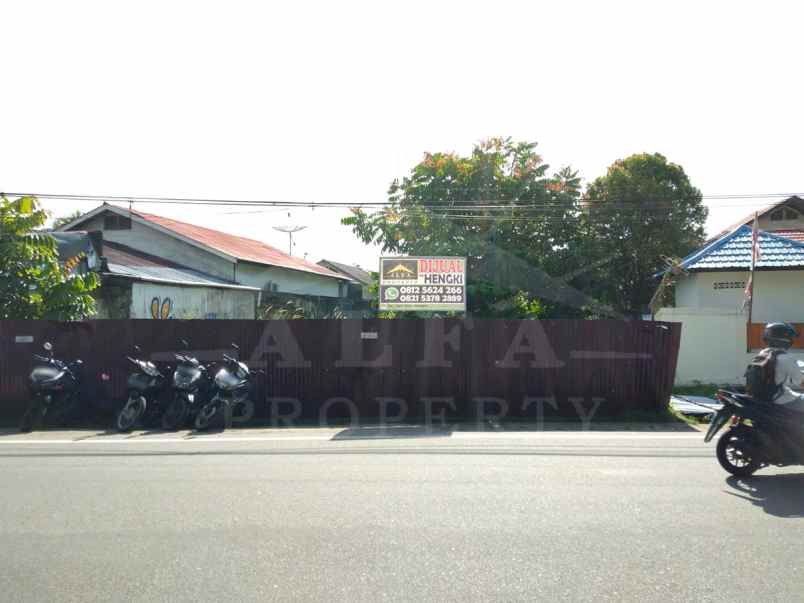 dijual tanah jalan m sohor