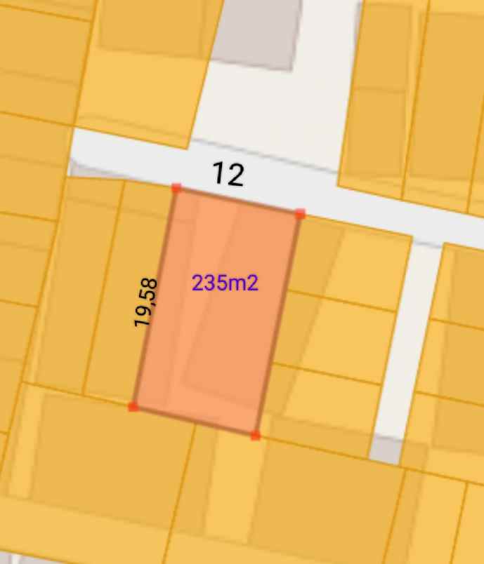 dijual tanah jl kalisari raya pasar