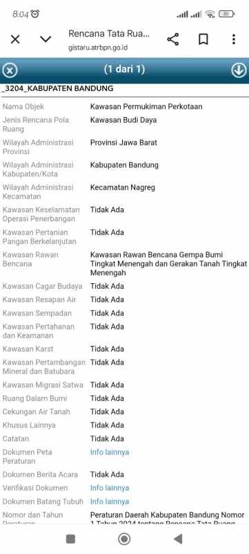 dijual tanah jl nasional iii ciaro