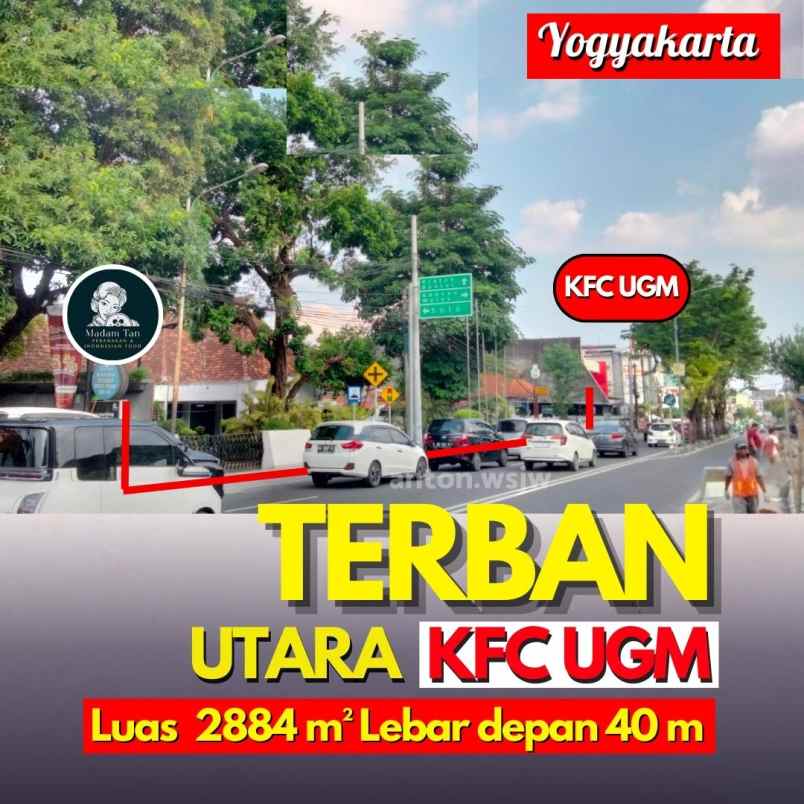 dijual tanah jl persatuan no 74 terban