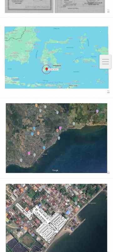 dijual tanah jl poros pantai bira