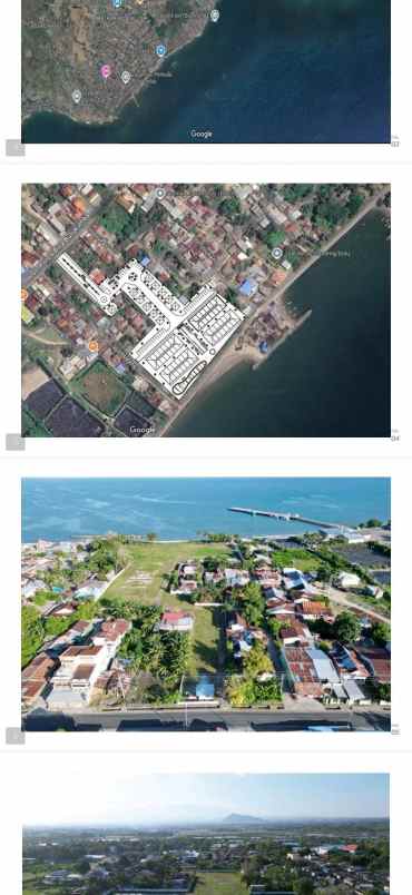 dijual tanah jl poros pantai bira
