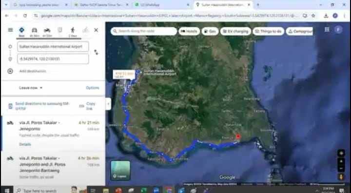 dijual tanah jl poros pantai bira