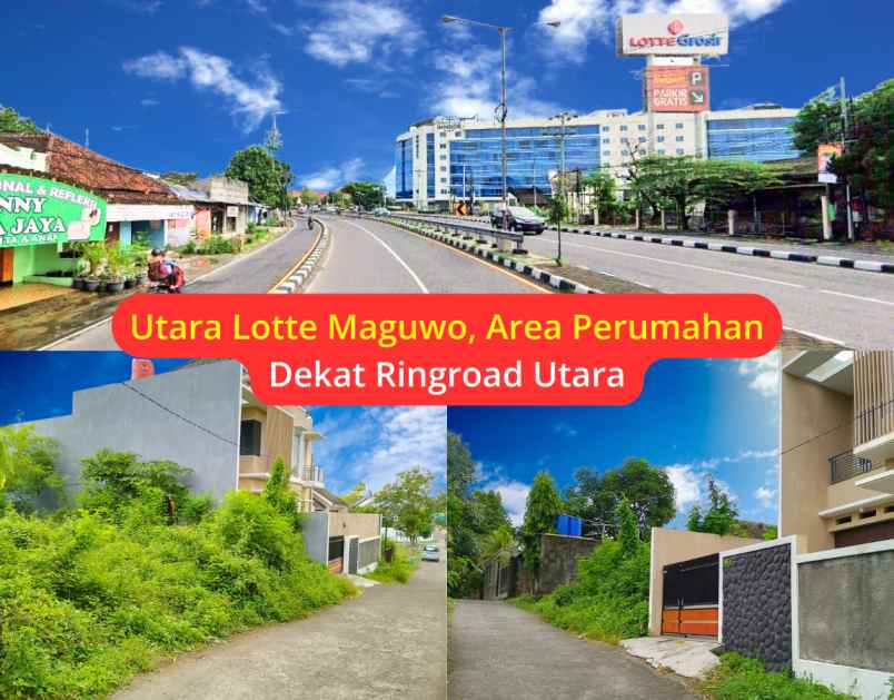 dijual tanah jl ringroad utara