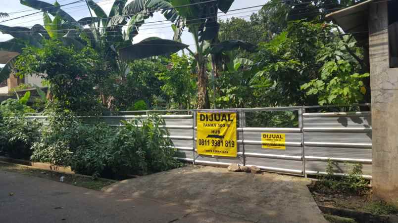 dijual tanah jl taufiqurrahman beji timur