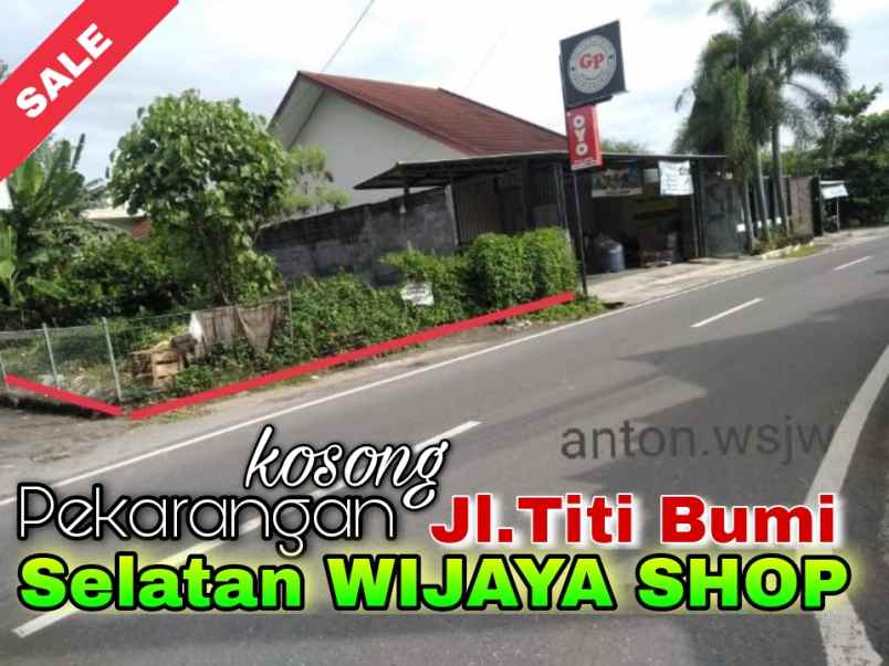 dijual tanah jl titi bumi 67 area sawah