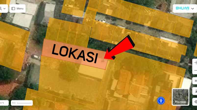 dijual tanah jl wibawa mukti ii rt 013