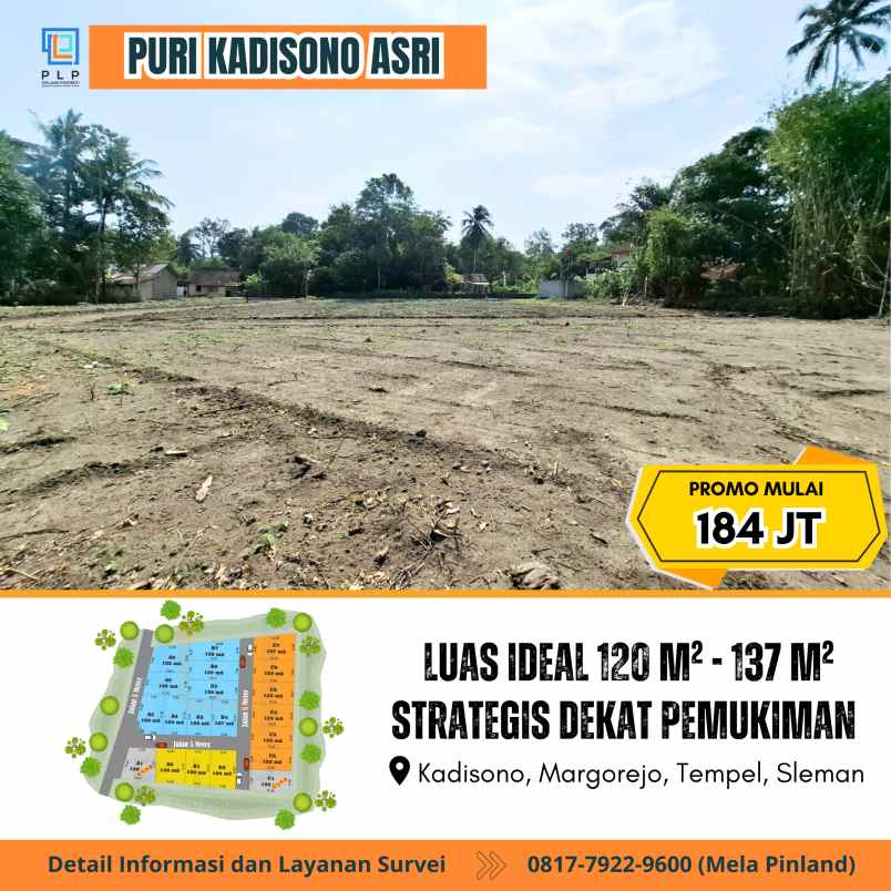 dijual tanah kadisono margorejo tempel