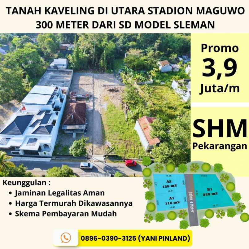 dijual tanah karanganyar wedomartani