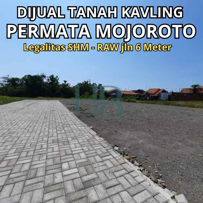 dijual tanah kavling area mojoroto legalitas shm