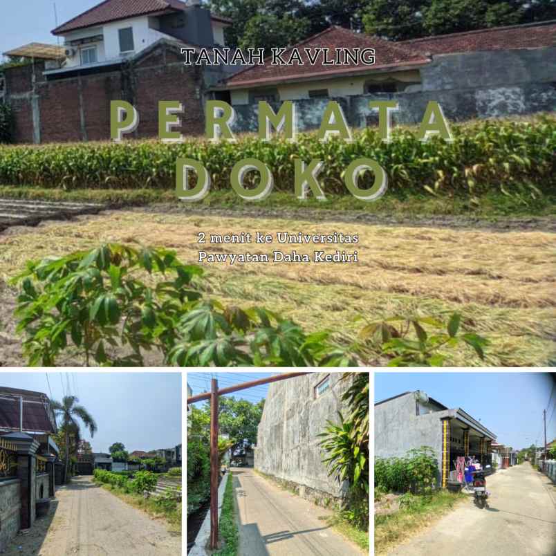 dijual tanah kavling kediri area doko legalitas shm