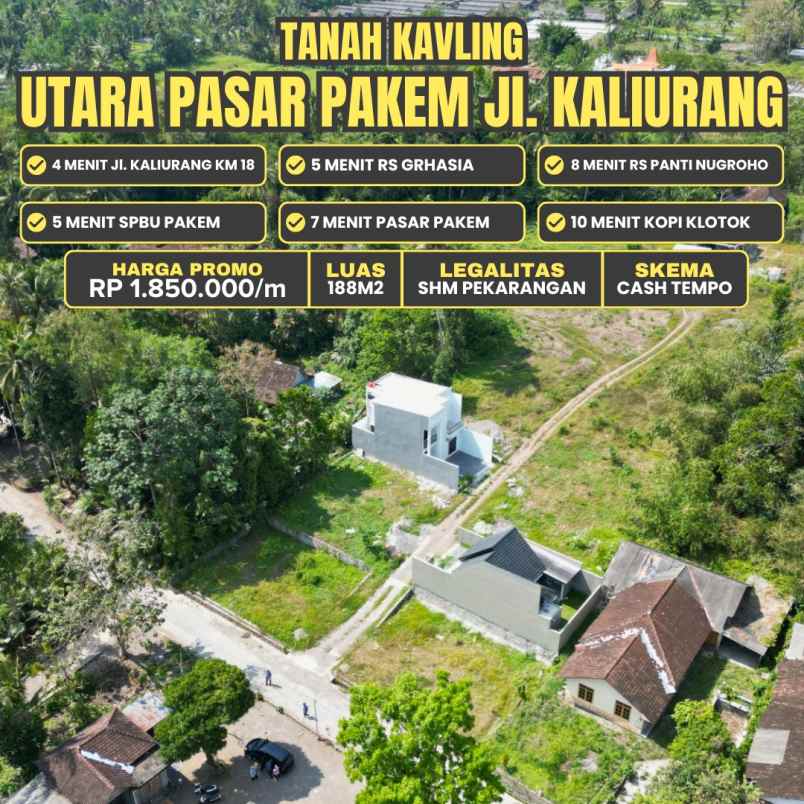 dijual tanah paraksari pakembinangun