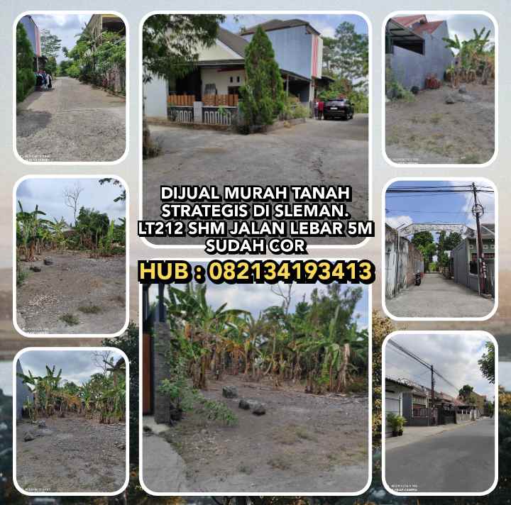 dijual tanah purwomartani kalasan sleman