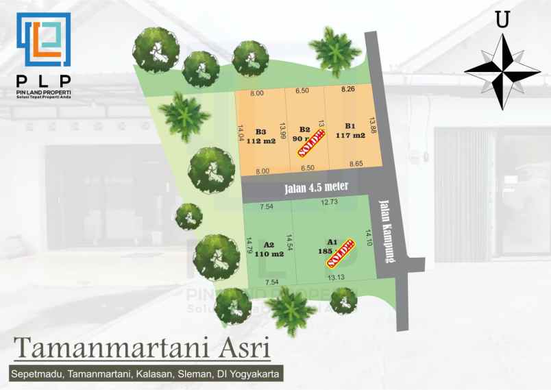 dijual tanah sepetmadu tamanmartani