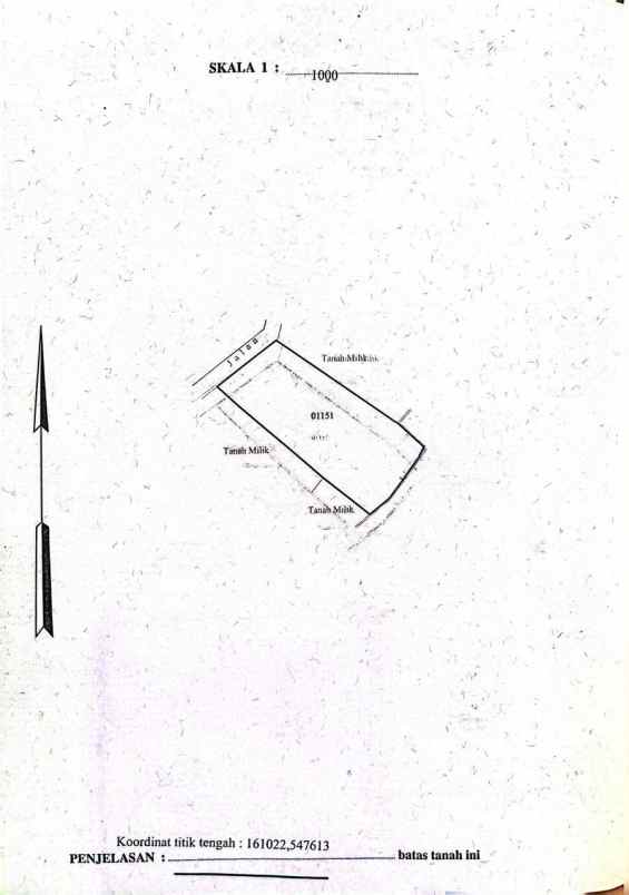dijual tanah tumbak bayuh