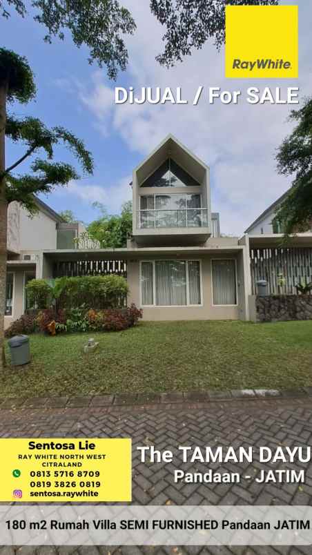 dijual villa jalan taman dayu