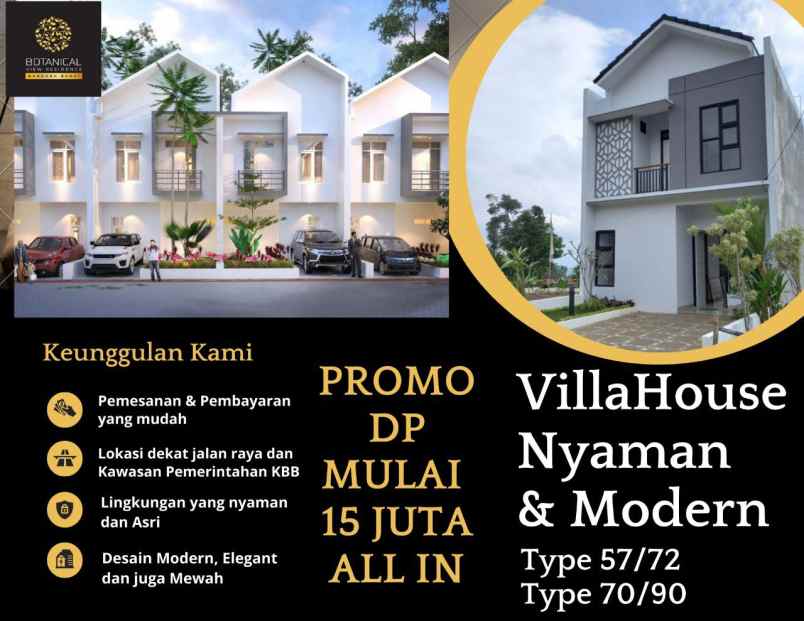 dijual villa jl pasir embe cijamil