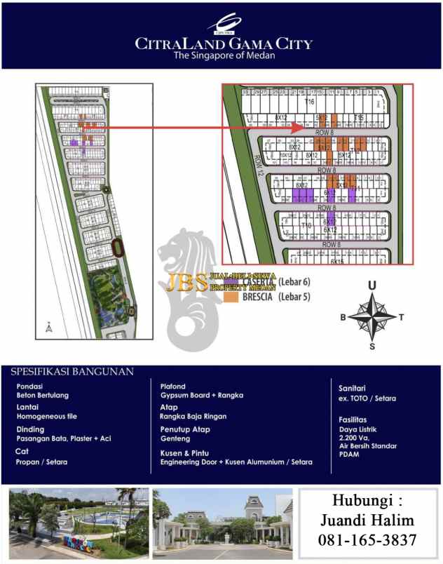 dijual villa launching rumah mewah