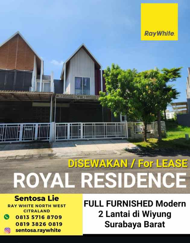 disewakan rumah jalan royal residence