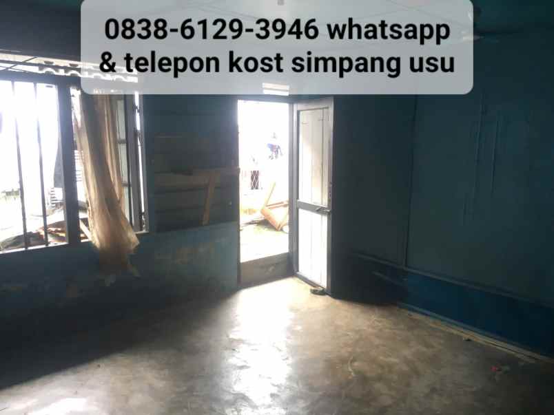 disewakan rumah simpang kampus usu padang