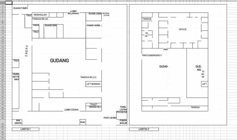 gudang di kawasan industri pulo gadung jakarta timur