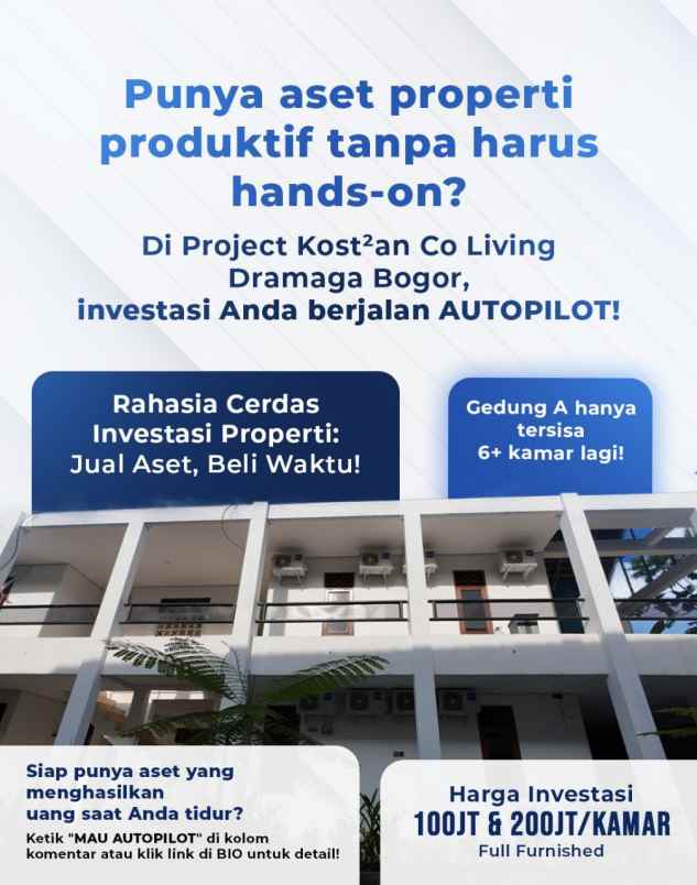 investasi kamar kosan di ring satu ipb bogor