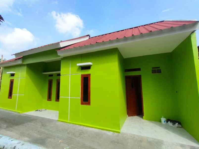 jual rumah cash siap huni akses mobil strategis