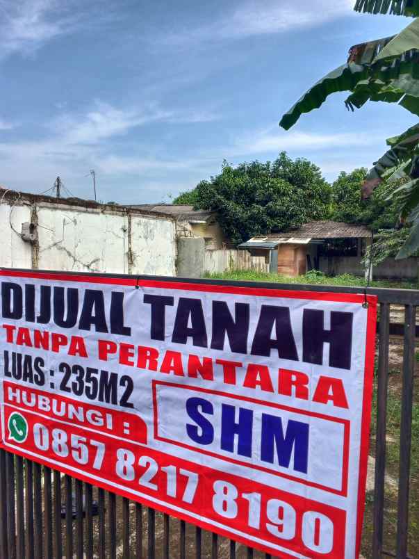 jual tanah 235 m2 shm di jatiasih bagol