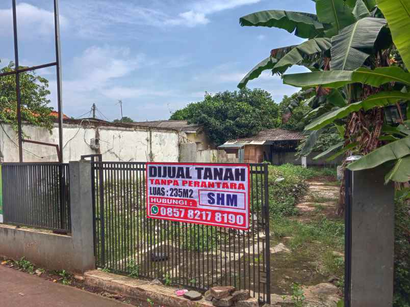 jual tanah 235 m2 shm di jatiasih bagol