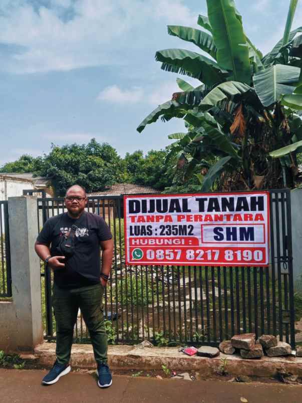 jual tanah 235 m2 shm di jatiasih bagol