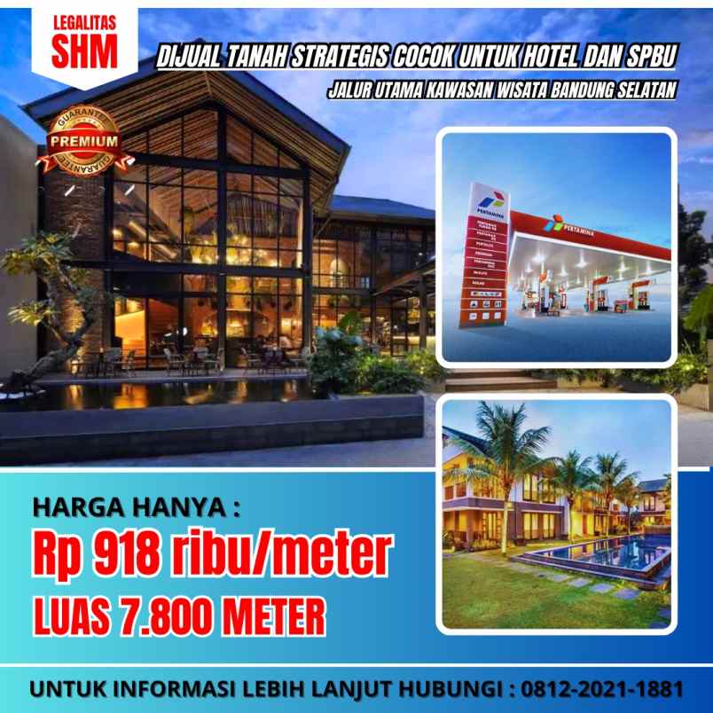 jual tanah strategis untuk hotel spbu