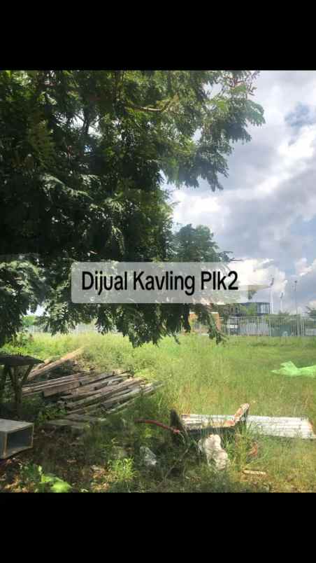 kavling bukit danau indah pik2 hadap utara