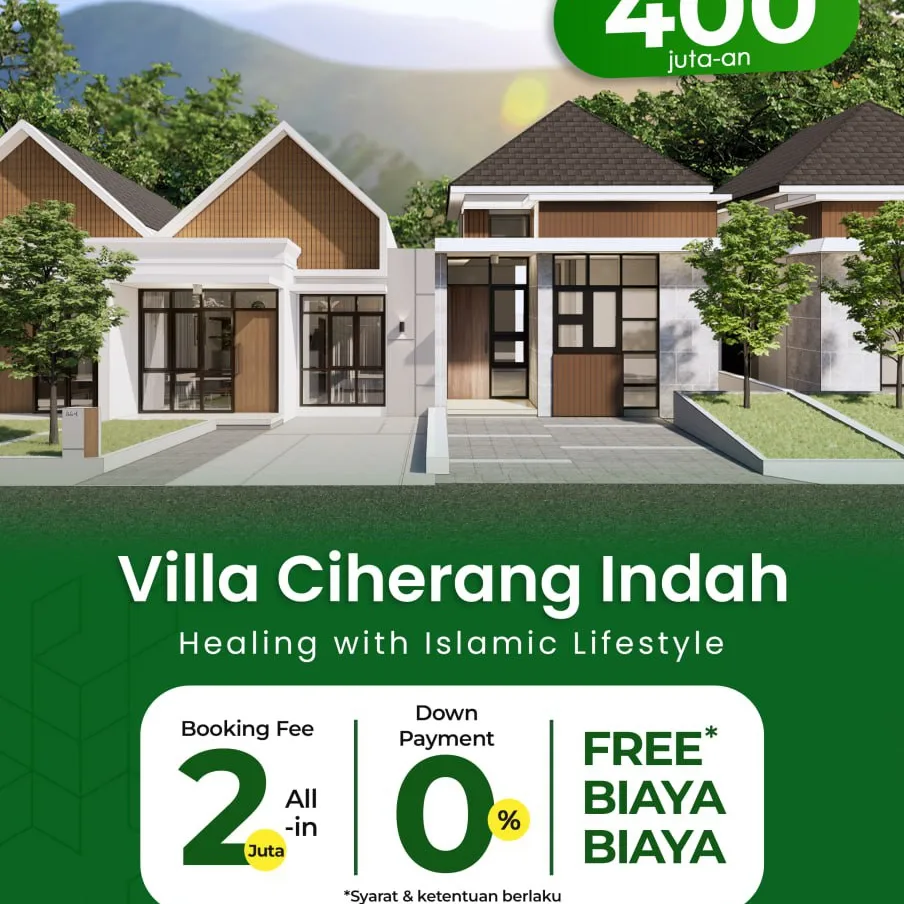 perumahan baru villa ciherang indah pond